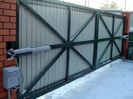 Установка автоматических ворот Установка автоматических ворот