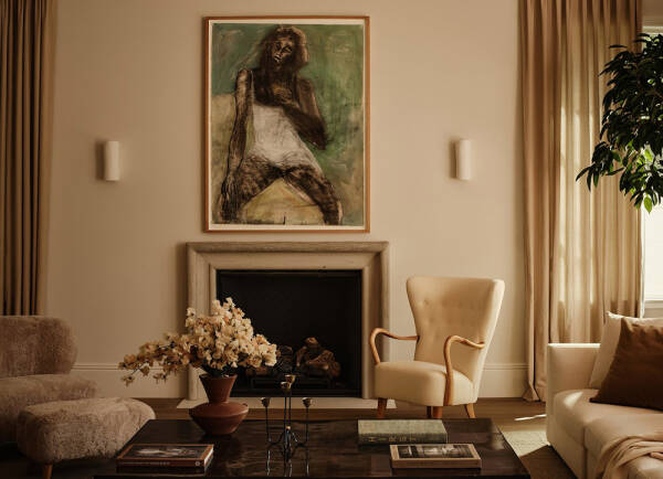 Великолепный интерьер вне времени для нового дома в Калифорнии Великолепный интерьер вне времени для нового дома в Калифорнии