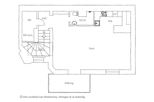 Яркая небольшая квартира-студия на последнем этаже (39 кв. м) Яркая небольшая квартира-студия на последнем этаже (39 кв. м)