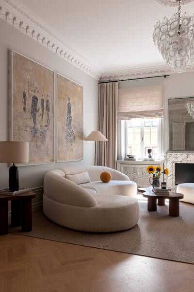 Современная скандинавская элегантность: квартира в Стокгольме