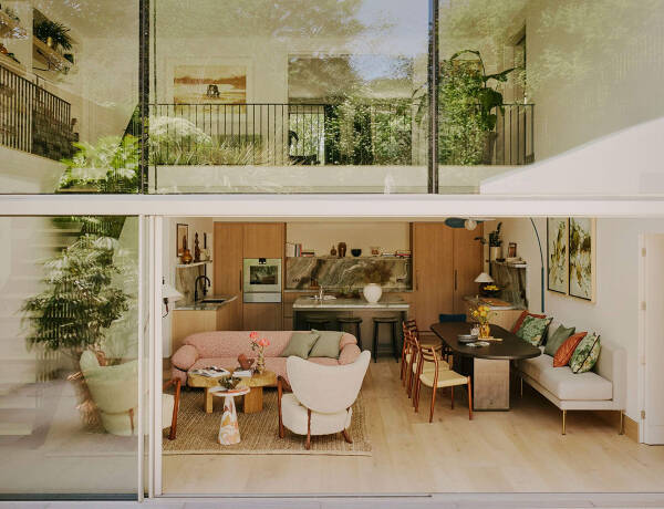 Тёплый и вдохновляющий интерьер семейного дома в Лондоне Тёплый и вдохновляющий интерьер семейного дома в Лондоне