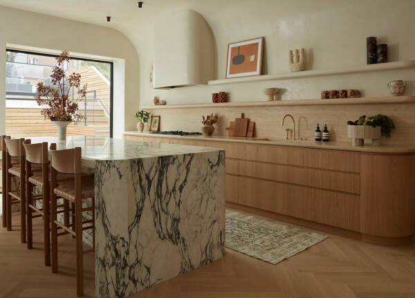 Модный натуральный интерьер в Торонто Модный натуральный интерьер в Торонто