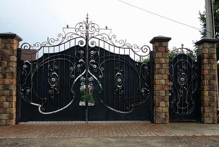 Эскизы кованых ворот