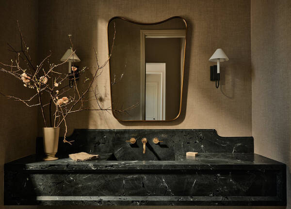 Великолепный интерьер вне времени для нового дома в Калифорнии Великолепный интерьер вне времени для нового дома в Калифорнии