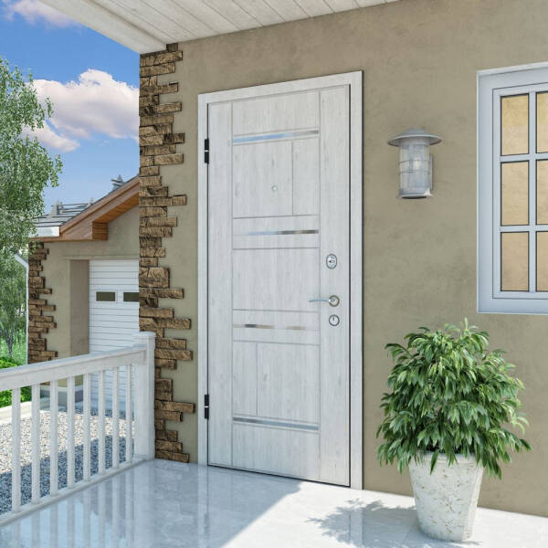 Лаконично и красиво: обзор белых входных дверей с зеркалом Лаконично и красиво: обзор белых входных дверей с зеркалом