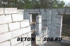 Постройка дома с мансардой из газобетона Постройка дома с мансардой из газобетона