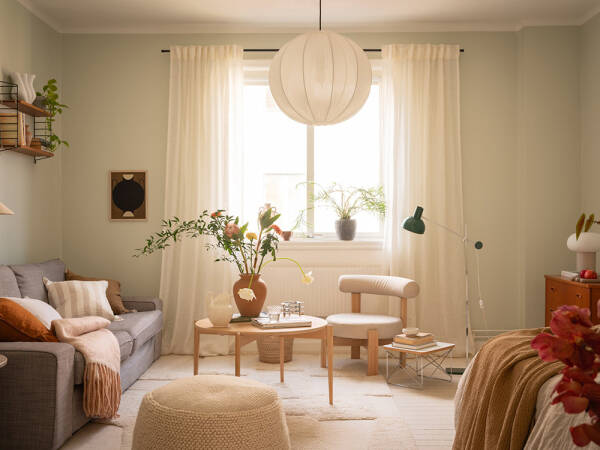 Мягкий интерьер маленькой шведской квартиры с приятным декором (40 кв. м) Мягкий интерьер маленькой шведской квартиры с приятным декором (40 кв. м)