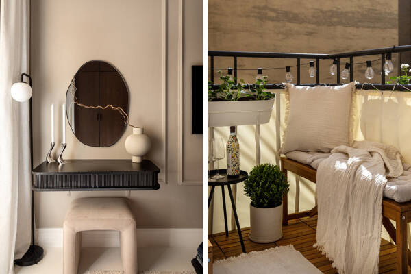 Стильная небольшая квартира в Стокгольме с уютными современными интерьерами (64 кв. м) Стильная небольшая квартира в Стокгольме с уютными современными интерьерами (64 кв. м)