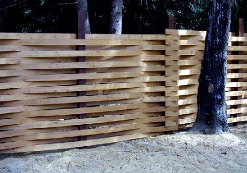 Плетеные заборы Плетеные заборы