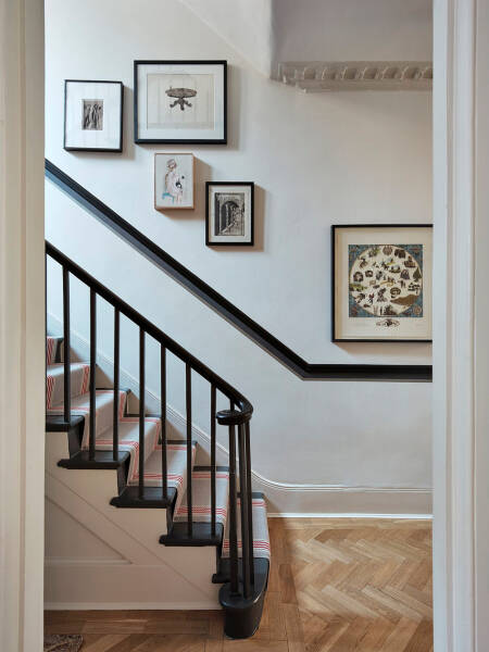 Оливковые стены и обилие декора: дом в Лондоне Оливковые стены и обилие декора: дом в Лондоне