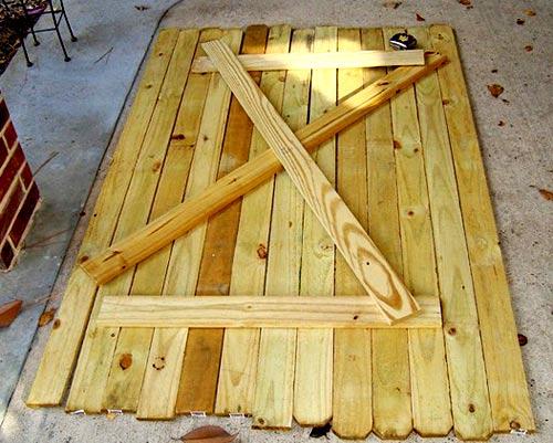 Как сделать деревянную калитку быстро и легко за 3 дня Как сделать деревянную калитку быстро и легко за 3 дня