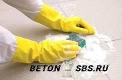 Чистка плитки от цемента Чистка плитки от цемента