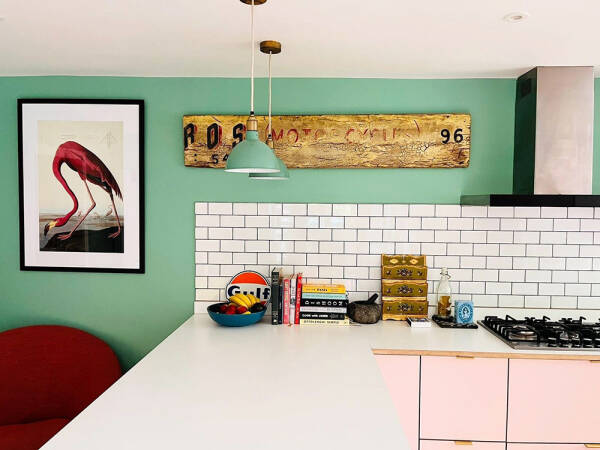 Цвет и узор: яркий семейный дом в Лондоне Цвет и узор: яркий семейный дом в Лондоне