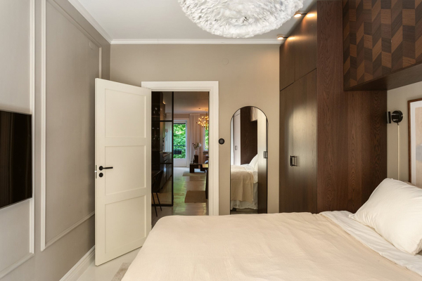 Стильная небольшая квартира в Стокгольме с уютными современными интерьерами (64 кв. м) Стильная небольшая квартира в Стокгольме с уютными современными интерьерами (64 кв. м)