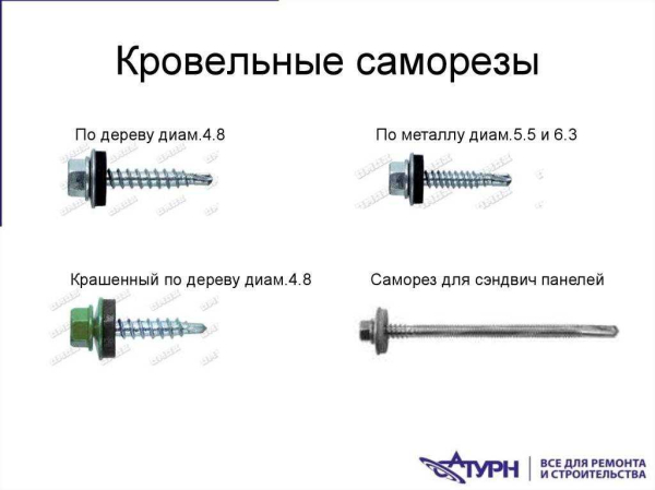 Виды саморезов для пластиковых окон: как выбрать, плюсы и минусы применения