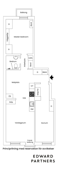 Стильная небольшая квартира в Стокгольме с уютными современными интерьерами (64 кв. м) Стильная небольшая квартира в Стокгольме с уютными современными интерьерами (64 кв. м)