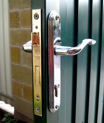 Врезные замки на калитку