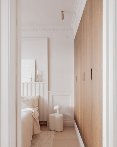 Небольшая, но стильная и роскошная квартира в молочных тонах в Стокгольме (47 кв. м) Небольшая, но стильная и роскошная квартира в молочных тонах в Стокгольме (47 кв. м)
