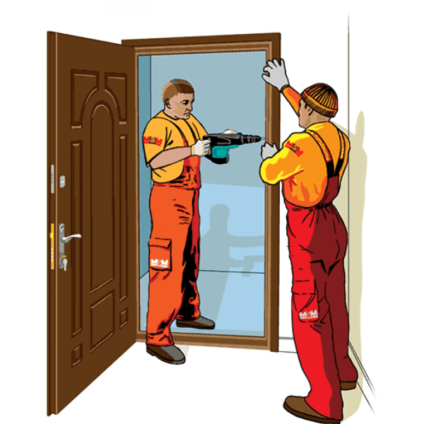 Хронологический порядок установки входных металлических дверей Хронологический порядок установки входных металлических дверей