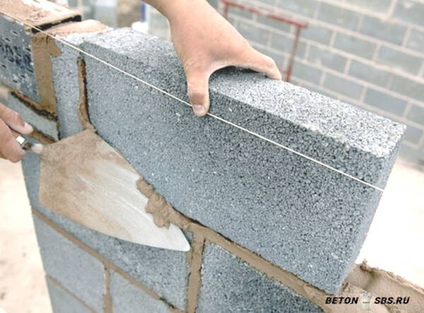 Разработка кладки перегородок из блоков Разработка кладки перегородок из блоков