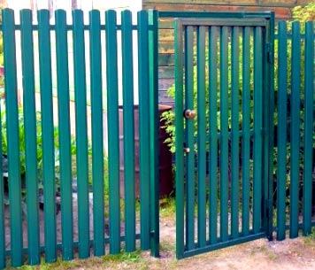 Как сделать калитку и ворота из металлического штакетника Как сделать калитку и ворота из металлического штакетника