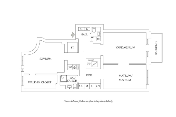 Песочные тона, кирпичная стена и обои: квартира в Гетеборге (91 кв. м) Песочные тона, кирпичная стена и обои: квартира в Гетеборге (91 кв. м)