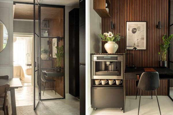 Стильная небольшая квартира в Стокгольме с уютными современными интерьерами (64 кв. м) Стильная небольшая квартира в Стокгольме с уютными современными интерьерами (64 кв. м)