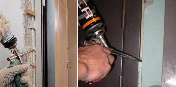 Хронологический порядок установки входных металлических дверей Хронологический порядок установки входных металлических дверей