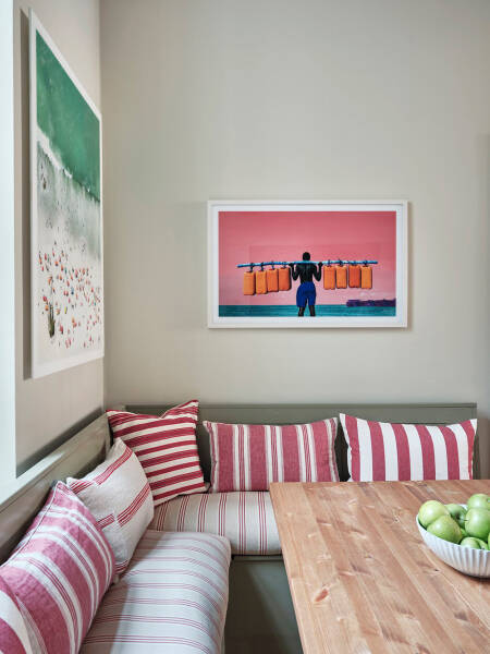 Оливковые стены и обилие декора: дом в Лондоне Оливковые стены и обилие декора: дом в Лондоне