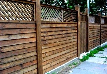 Строительство деревянных заборов лесенкой Строительство деревянных заборов лесенкой