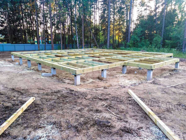 Особенности свайного фундамента для дома 6х6 и стоимость монтажа под ключ Особенности свайного фундамента для дома 6х6 и стоимость монтажа под ключ