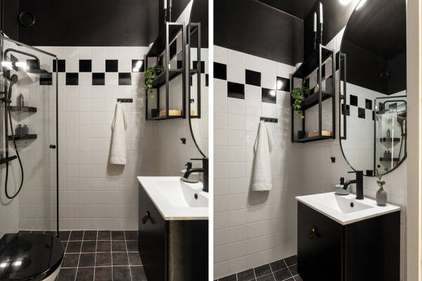 Стильная небольшая квартира в Стокгольме с уютными современными интерьерами (64 кв. м) Стильная небольшая квартира в Стокгольме с уютными современными интерьерами (64 кв. м)