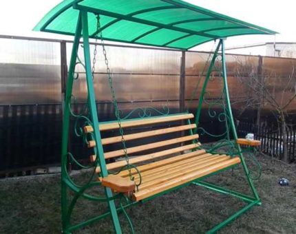 Качели садовые своими руками из металла: популярные варианты самоделок +инструктаж по сборке Качели садовые своими руками из металла: популярные варианты самоделок +инструктаж по сборке