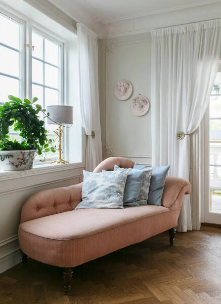 Элегантные женственные интерьеры шведской дачи Элегантные женственные интерьеры шведской дачи